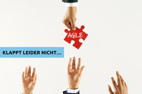 Befehl Agile: Hände strecken sich danach